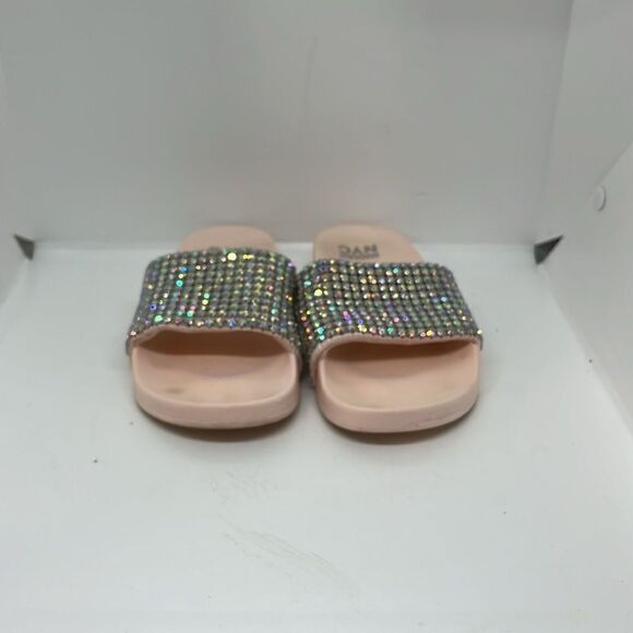 STEVE MADDEN NYC BRIGHT RHINESTONE SLIDES WOMENS SANDALS FTL-07-166 - Picture 2 of 9